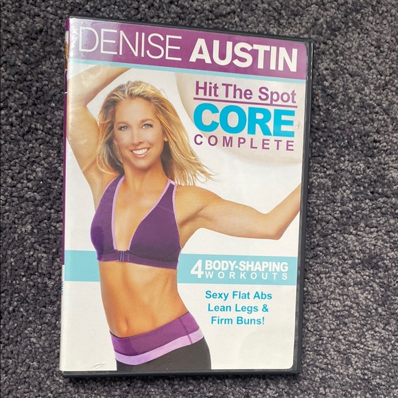 Denise Austin Fitness DVD Hit the Spot Core Complete - Picture 1 of 3